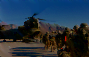 امریکی پئوج، افغانستان و بلۆچ